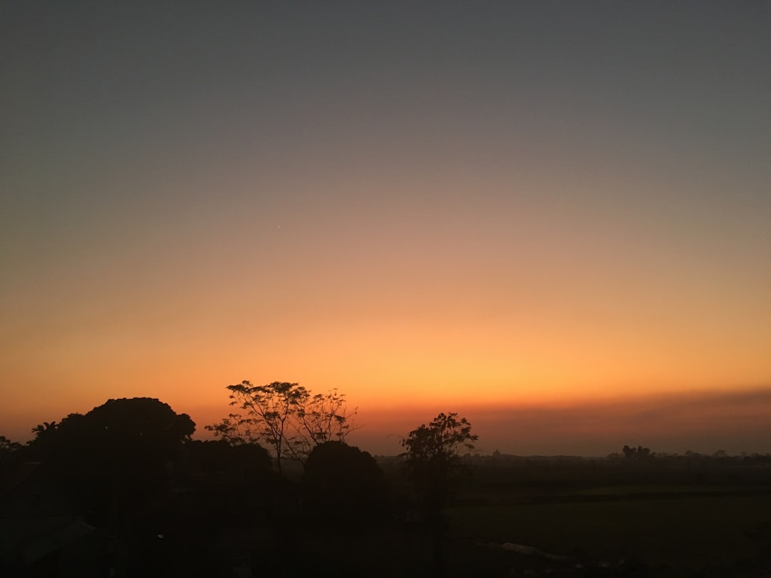 Landscape photography at sunset