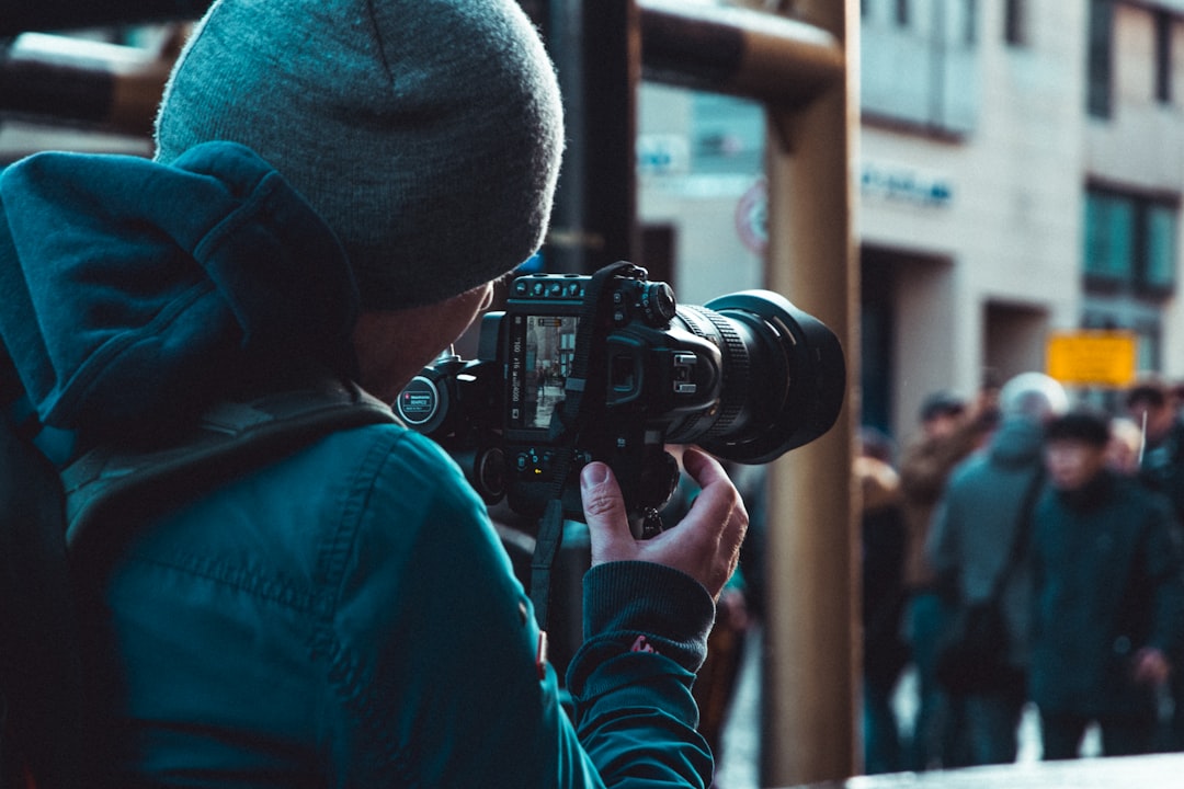 Business cards and camera